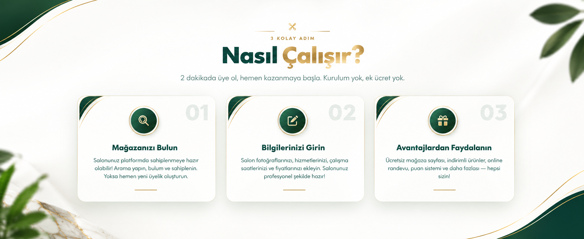Kuaförlerim nasıl çalışır