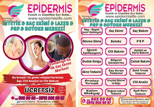 Epidermis Estetik Güzellik LAZER CİLTBAKIMI Merkezi fotoğraf 1